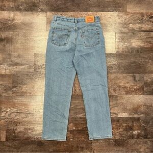 Levi Girls Ribcage Straight Ankle Light Wash Jeans Size 12 Regular